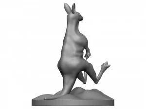 Red kangaroo 3D Print Model