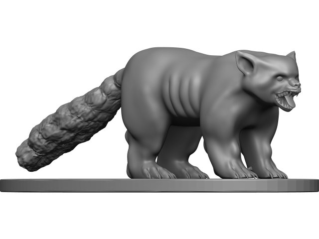 Red panda 3D Print Model in Animals 3DExport