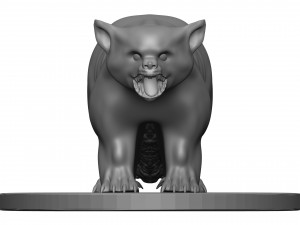 Red panda 3D-printmodel