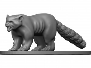 Red panda 3D-printmodel