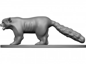Red panda 3D-printmodel