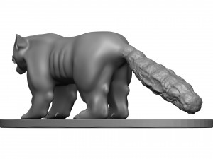 Red panda 3D-printmodel