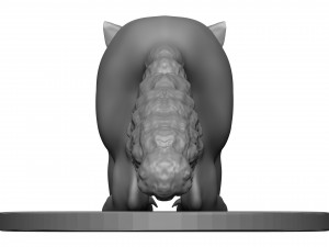 Red panda 3D-printmodel