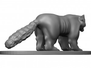 Red panda 3D-printmodel