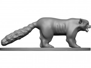 Red panda 3D-printmodel