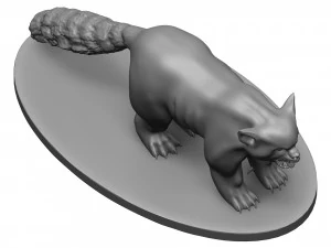 Panda roux Modèles 3D en vedette