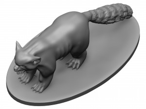 Red panda 3D-printmodel