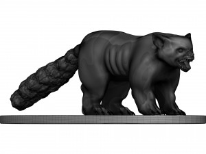 Red panda 3D-printmodel