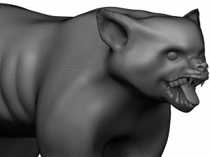 Red panda 3D-printmodel