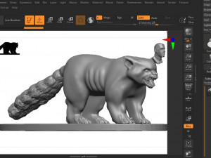 Red panda 3D-printmodel