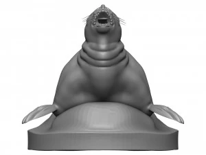 Singa laut Model Cetak 3D