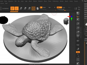 Tortue de mer Modèles 3D en vedette