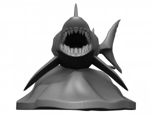 Shark 3D Print Model