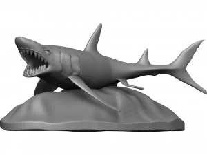 Shark 3D Print Model