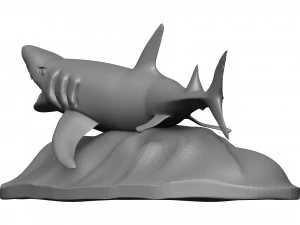 Shark 3D Print Model