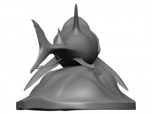 Shark 3D Print Model