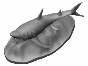 Shark 3D Print Model