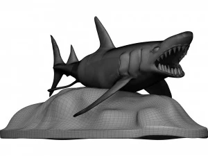 Shark 3D Print Model