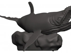 Humback whale 3D Print Model