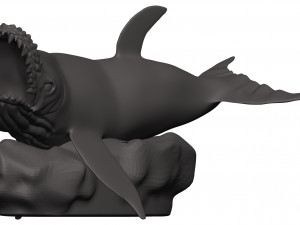 Humback whale Model Cetak 3D