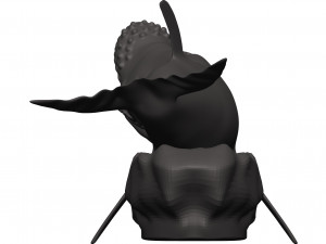 Humback whale Model Cetak 3D