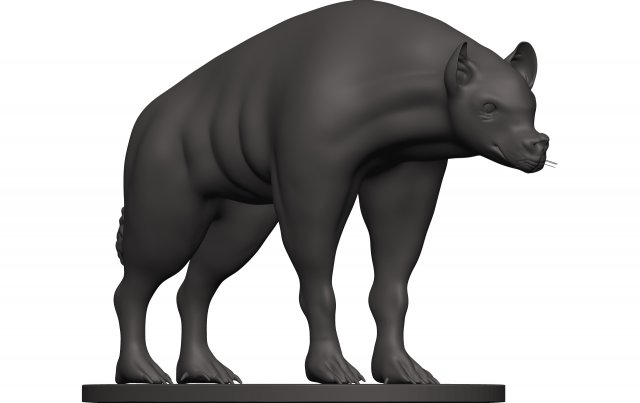 Hyena 3Dプリントモデル .c4d .max .obj .3ds .fbx .stl .blend 