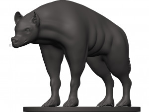 Hyena 3Dプリントモデル