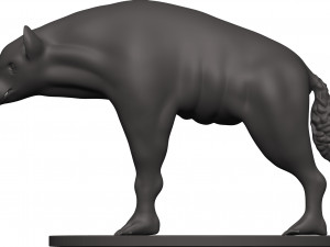 Hyena 3Dプリントモデル