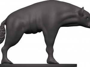 Hyena 3Dプリントモデル