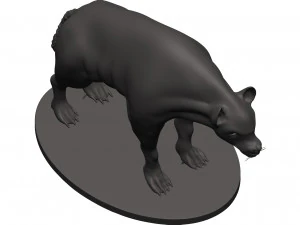 Hiena Modelo de impresión 3D