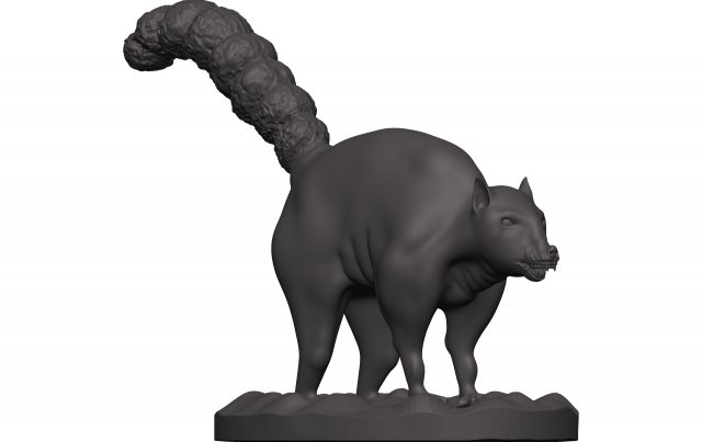 Lemur 3D Принт Модель .c4d .max .obj .3ds .fbx .stl .blend 