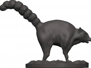 Lemur 3D Print Model
