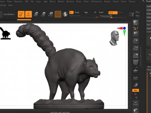 Lemur 3D Print Model