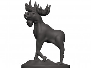 Moose Model Cetak 3D