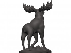 Moose Model Cetak 3D