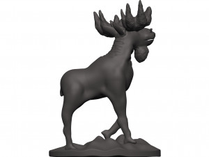 Moose Model Cetak 3D