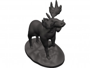 Moose Model Cetak 3D