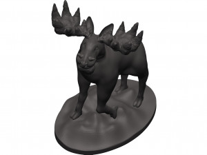 Moose Model Cetak 3D