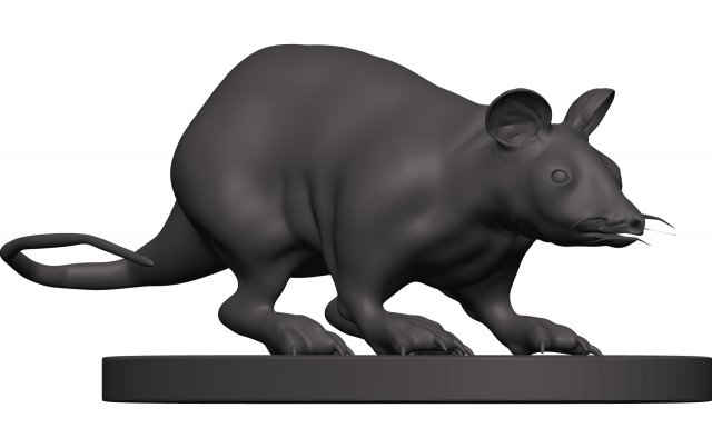 Mouse 3D-Druckmodell .c4d .max .obj .3ds .fbx .stl .blend 