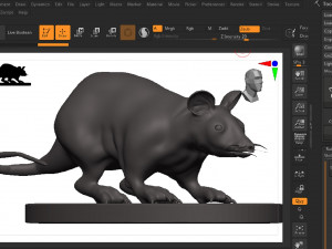 Mouse 3D-Druckmodell