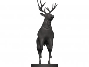 Mule deer 3D Print Model