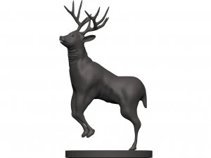 Mule deer 3D Print Model