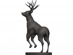 Mule deer 3D Print Model