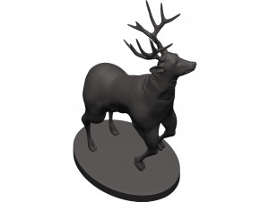 Mule deer 3D Print Model