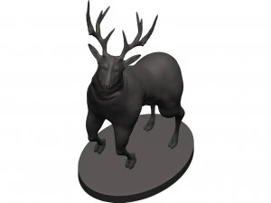Mule deer 3D Print Model