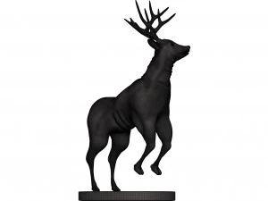 Mule deer 3D Print Model