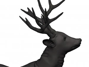 Mule deer 3D Print Model