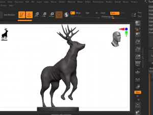 Mule deer 3D Print Model