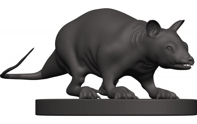 Opossum 3Dプリントモデル .c4d .max .obj .3ds .fbx .stl .blend 