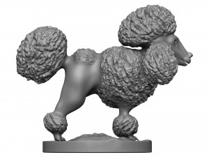 Poodle Modèles 3D en vedette